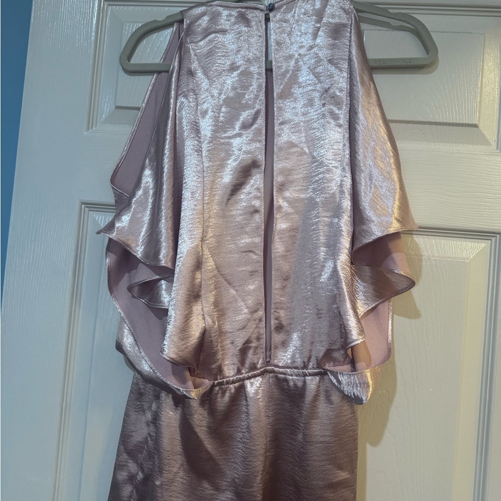 Luxe Metallic Mauve Jumpsuit